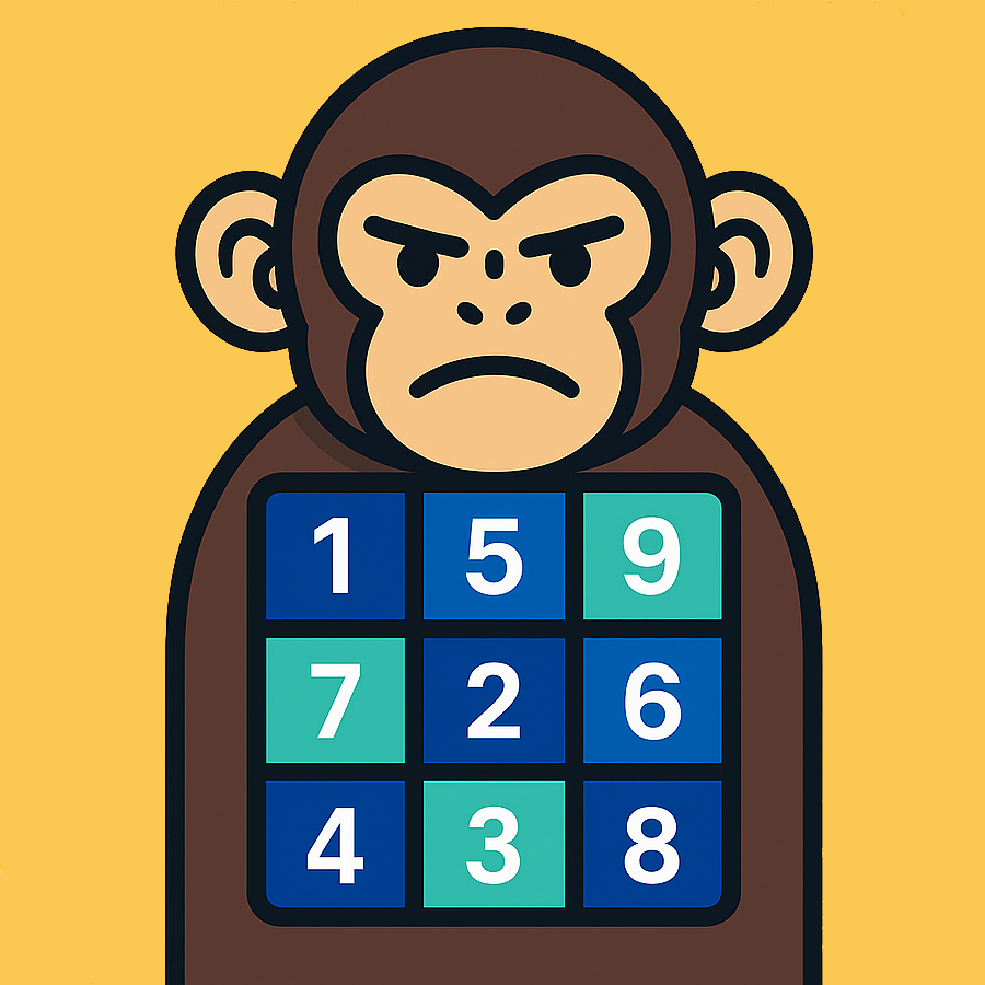 Chimp Test game illustration.