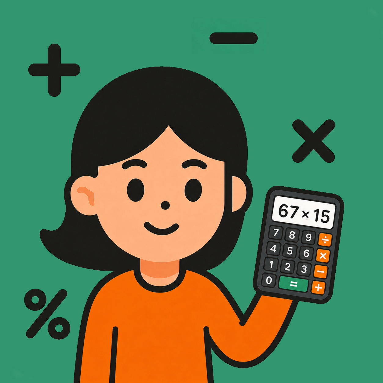 Mental Math game illustration.